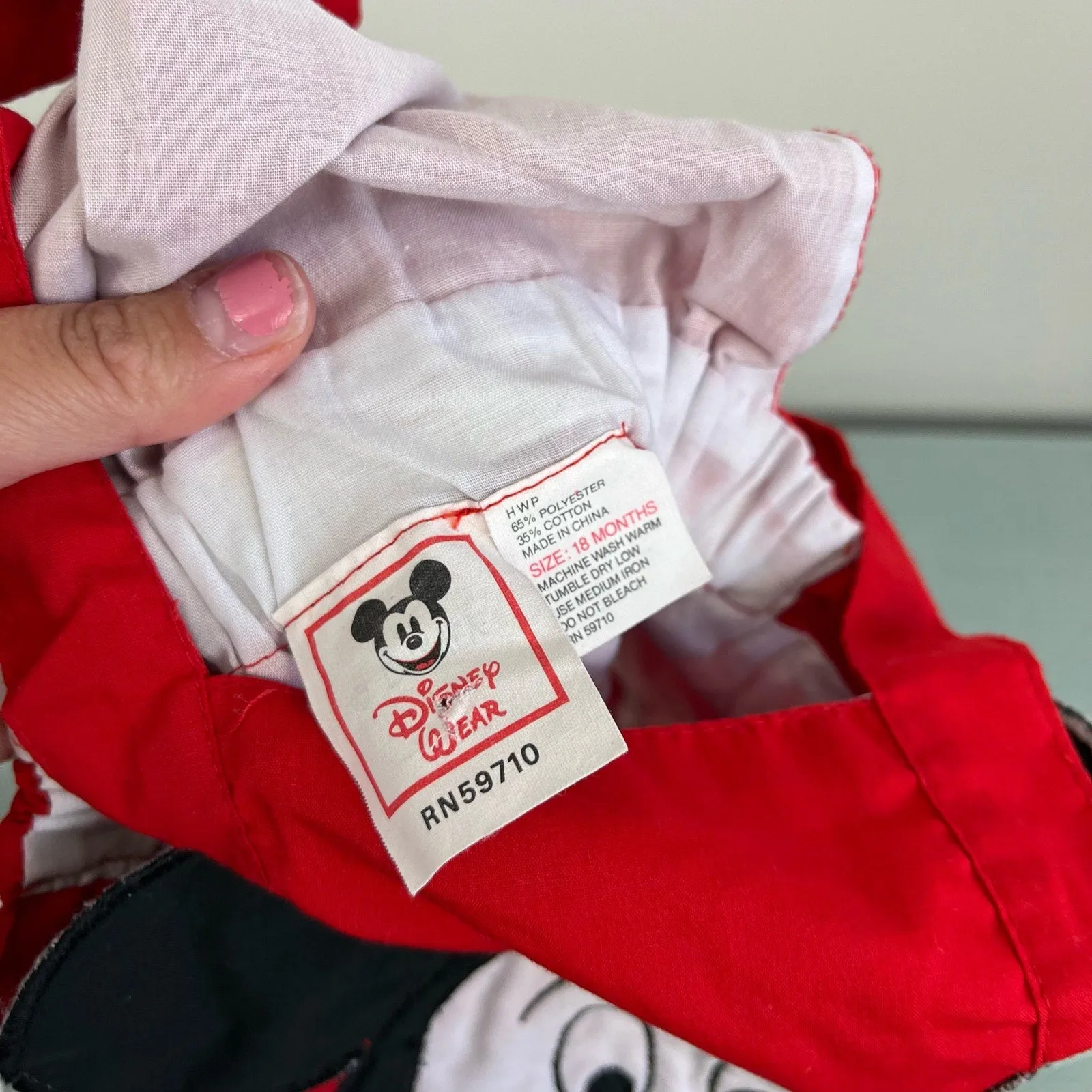 Clearance Price Vintage Disney Wear Mickey Romper 18 Months  Stylish & Comfortable