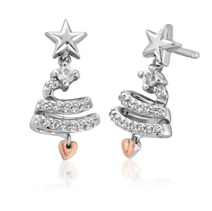 Clogau Christmas Tree Drop Earrings 3SCGS0711