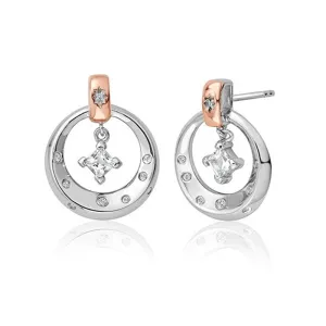 Clogau Stars of The Llyn Peninsula White Topaz Earrings 3SAYN0262