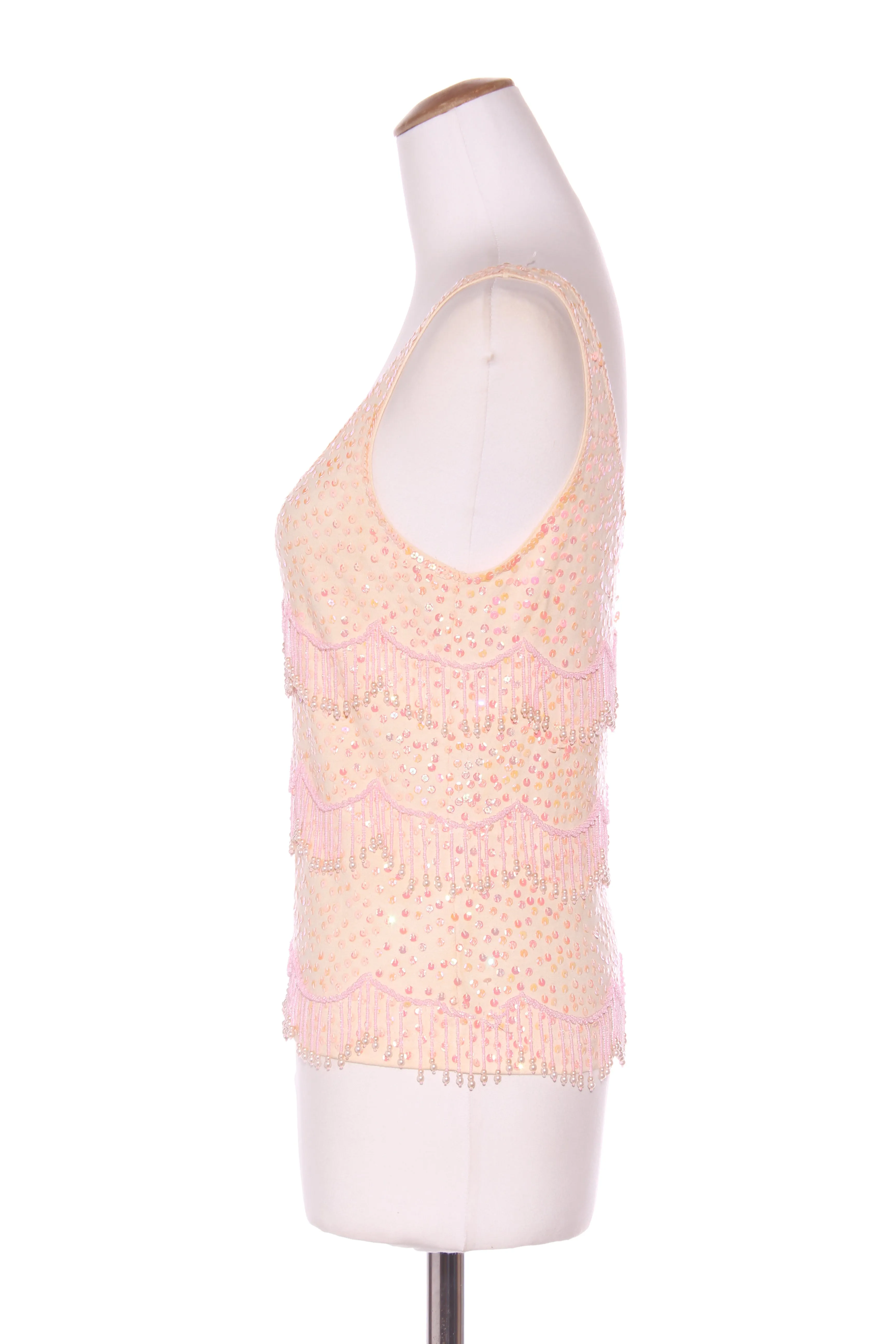 COOPER By Trelise "Club" sequin   beaded cami! 10