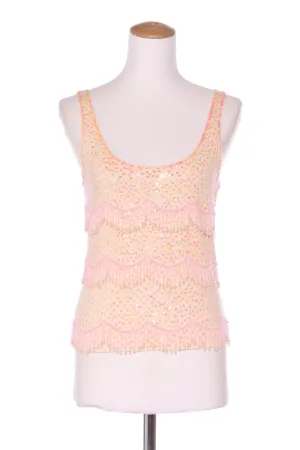 COOPER By Trelise "Club" sequin   beaded cami! 10