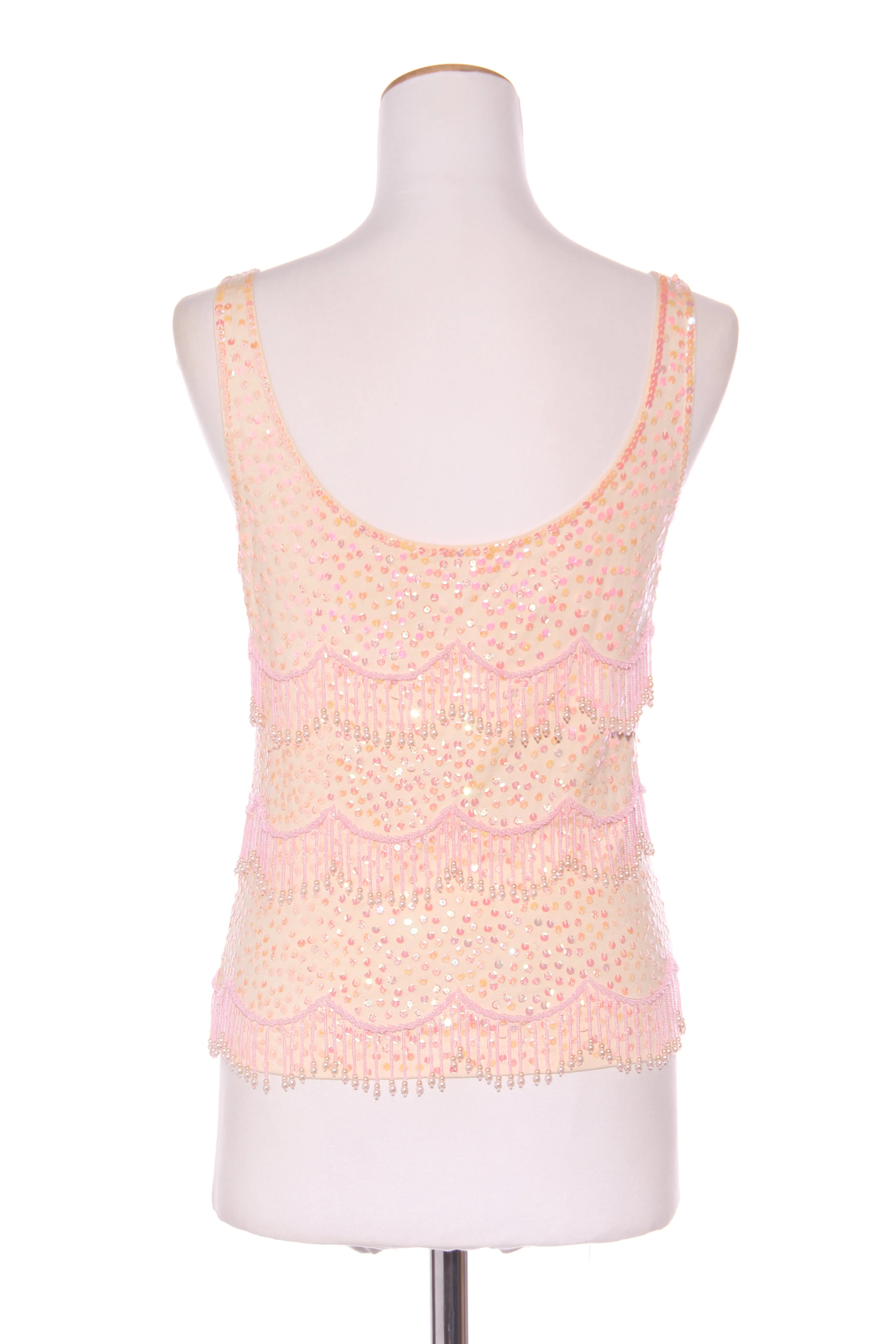 COOPER By Trelise "Club" sequin   beaded cami! 10