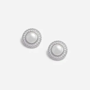 Crystal Pearl Earrings Self Portrait