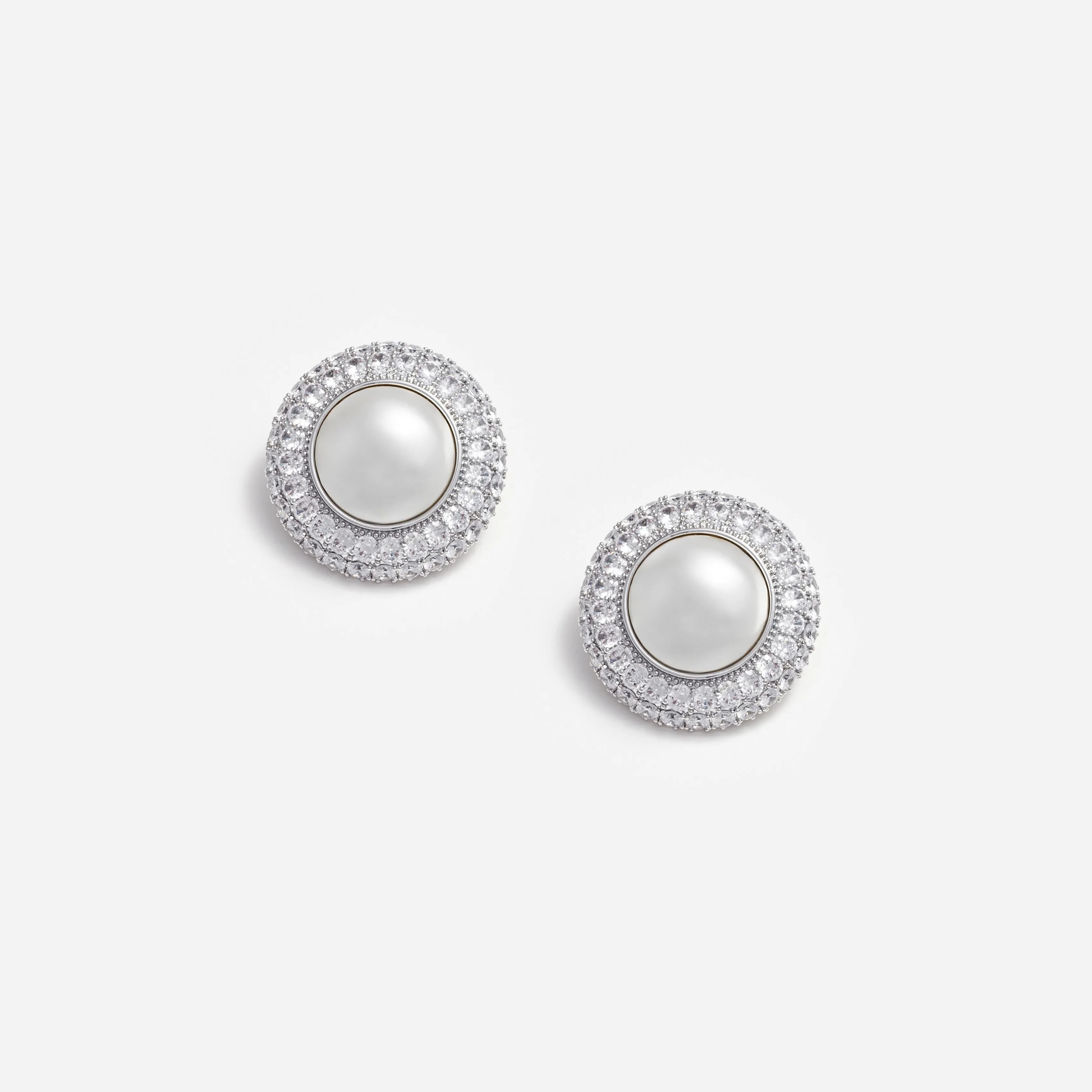 Crystal Pearl Earrings Self Portrait