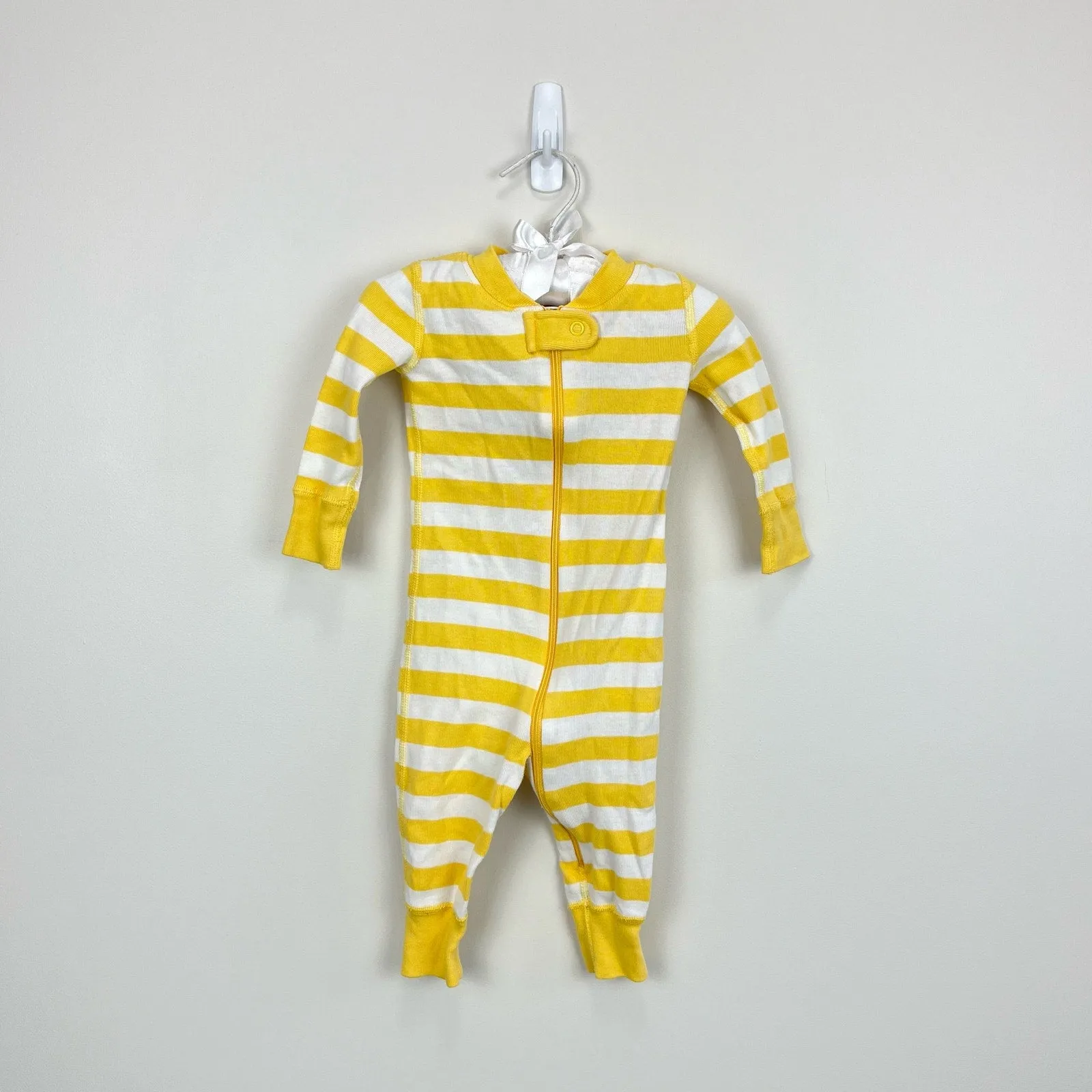 Customer Favorite Hanna Andersson Yellow Stripe Pajamas 60 cm 3-6 Months  Last Chance!