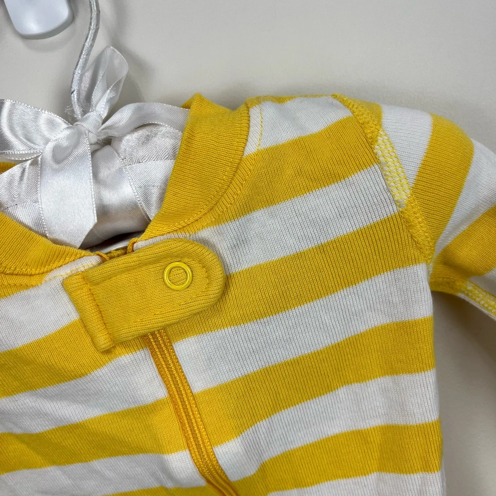 Customer Favorite Hanna Andersson Yellow Stripe Pajamas 60 cm 3-6 Months  Last Chance!