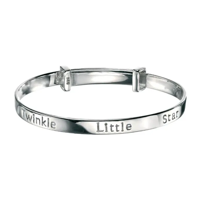 D for Diamond Twinkle Twinkle Baby Bangle B4322