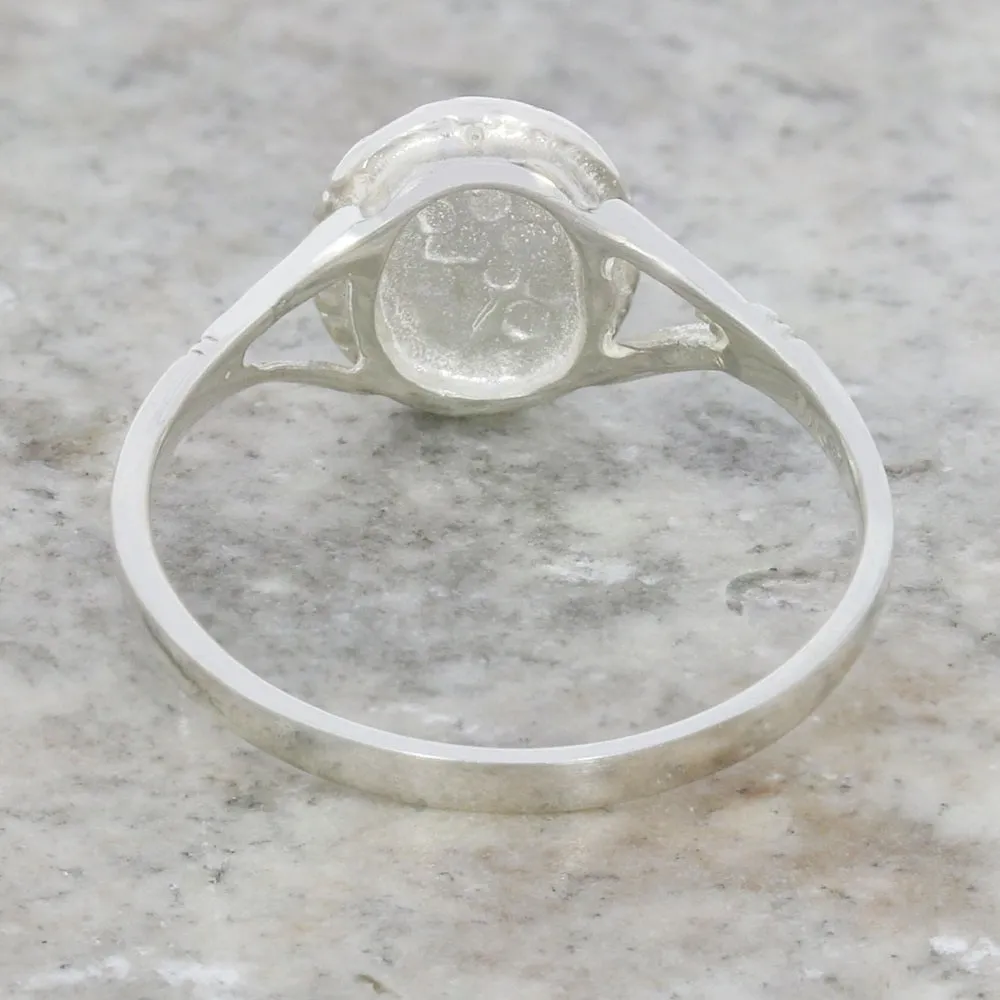 Derbyshire Blue John Sterling Silver Ring