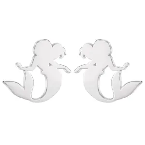 Disney Sterling Silver Little Mermaid Stud Earrings E901882SL