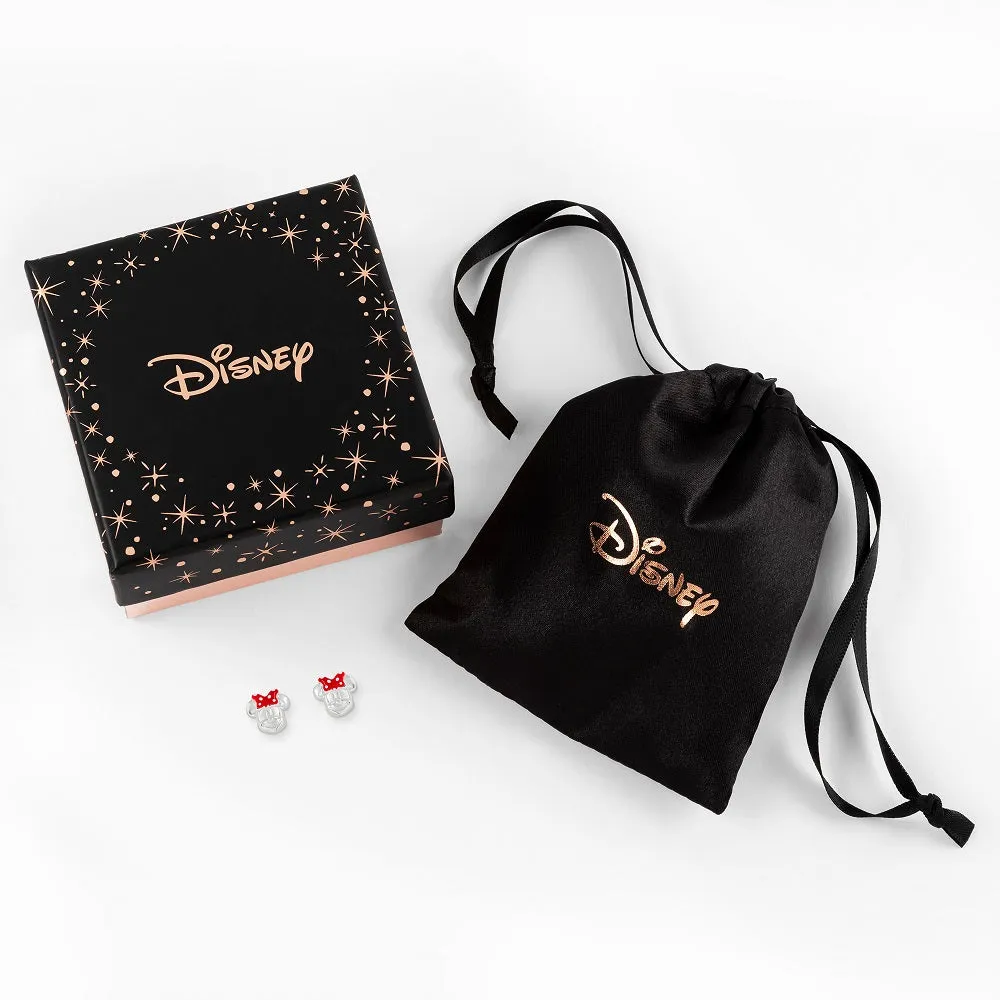 Disney Sterling Silver Minnie Mouse Stud Earrings E84030L
