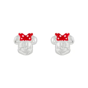 Disney Sterling Silver Minnie Mouse Stud Earrings E84030L
