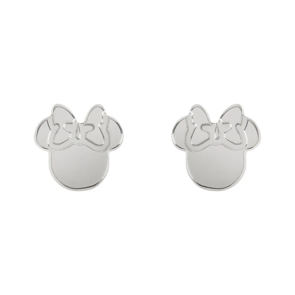 Disney Sterling Silver Minnie Mouse Stud Earrings E905119SL