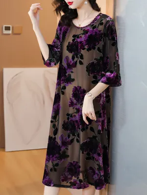 Doorbuster High quality Women velvet  Long Dress  Dont Miss Out!