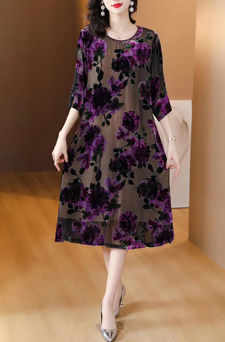 Doorbuster High quality Women velvet  Long Dress  Dont Miss Out!