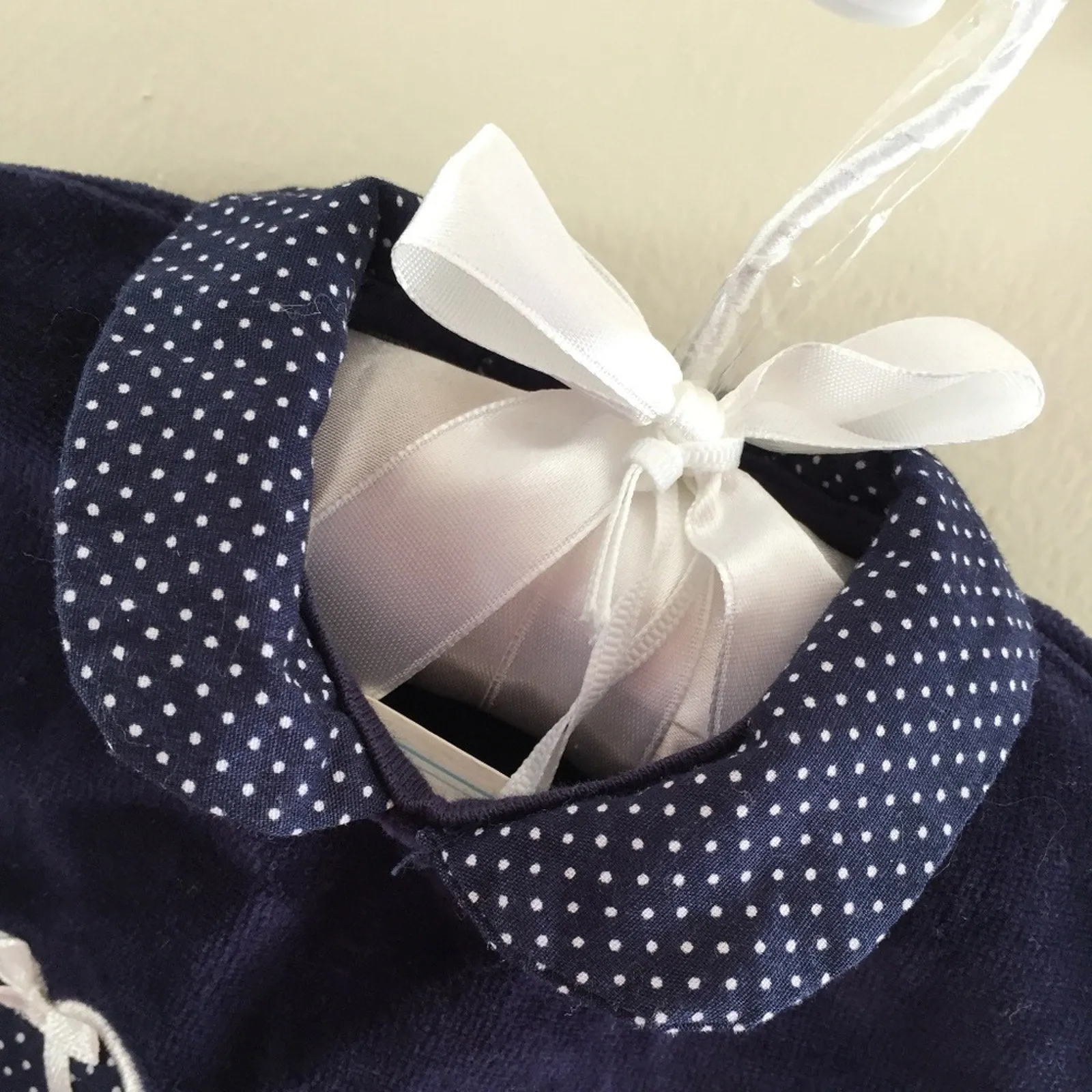 Doorbuster P&P Piccino Piccina Navy Velour Heart Footie 6 Months  Limited Availability!