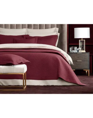 Dorian Royal Quilted Cotton Comforter | Bordeaux TOGAS
