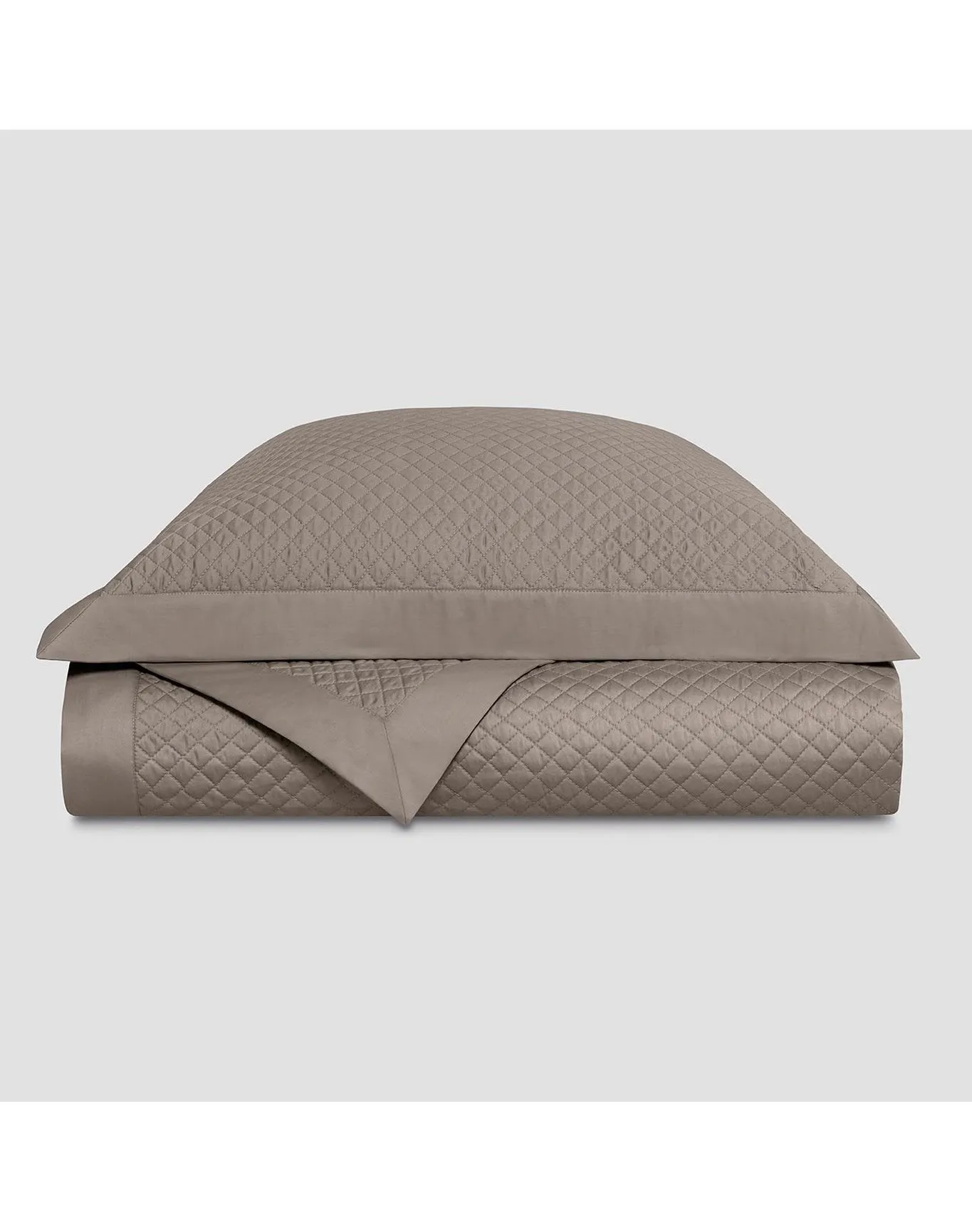 Dorian-Royal Quilted Cotton Comforter | Brown TOGAS