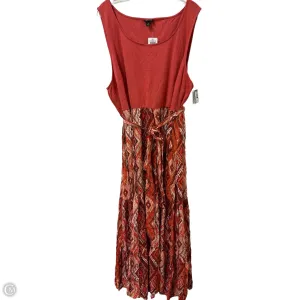 Dress Casual Maxi By Torrid In Orange, Size: 4x
