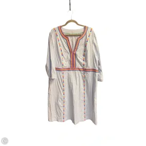 Dress Casual Midi By Boden In Multi-colored, Size: 2x