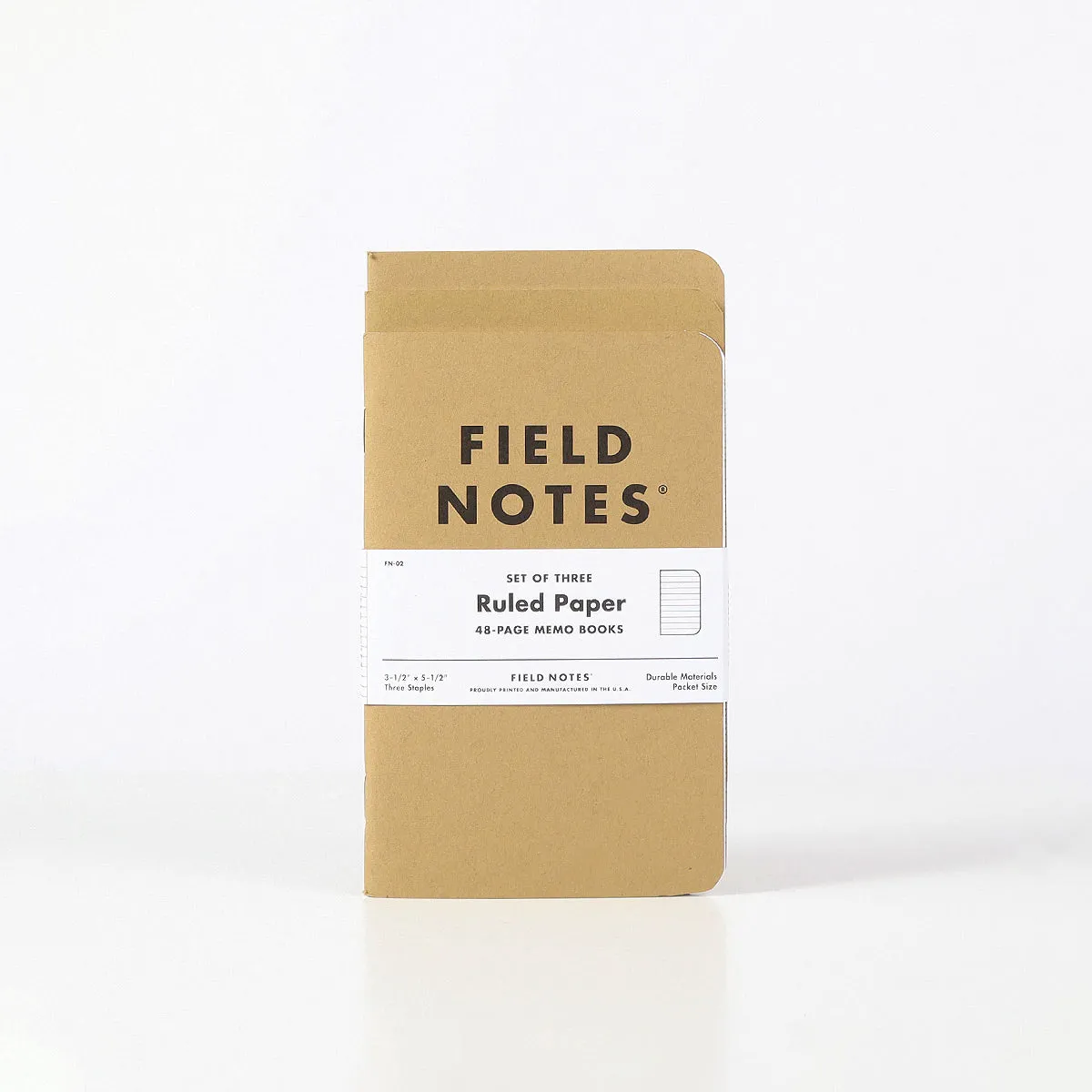 Editors Choice Field Notes Original Kraft Ruled 3-Pack Notebook  Almost Sold Out!