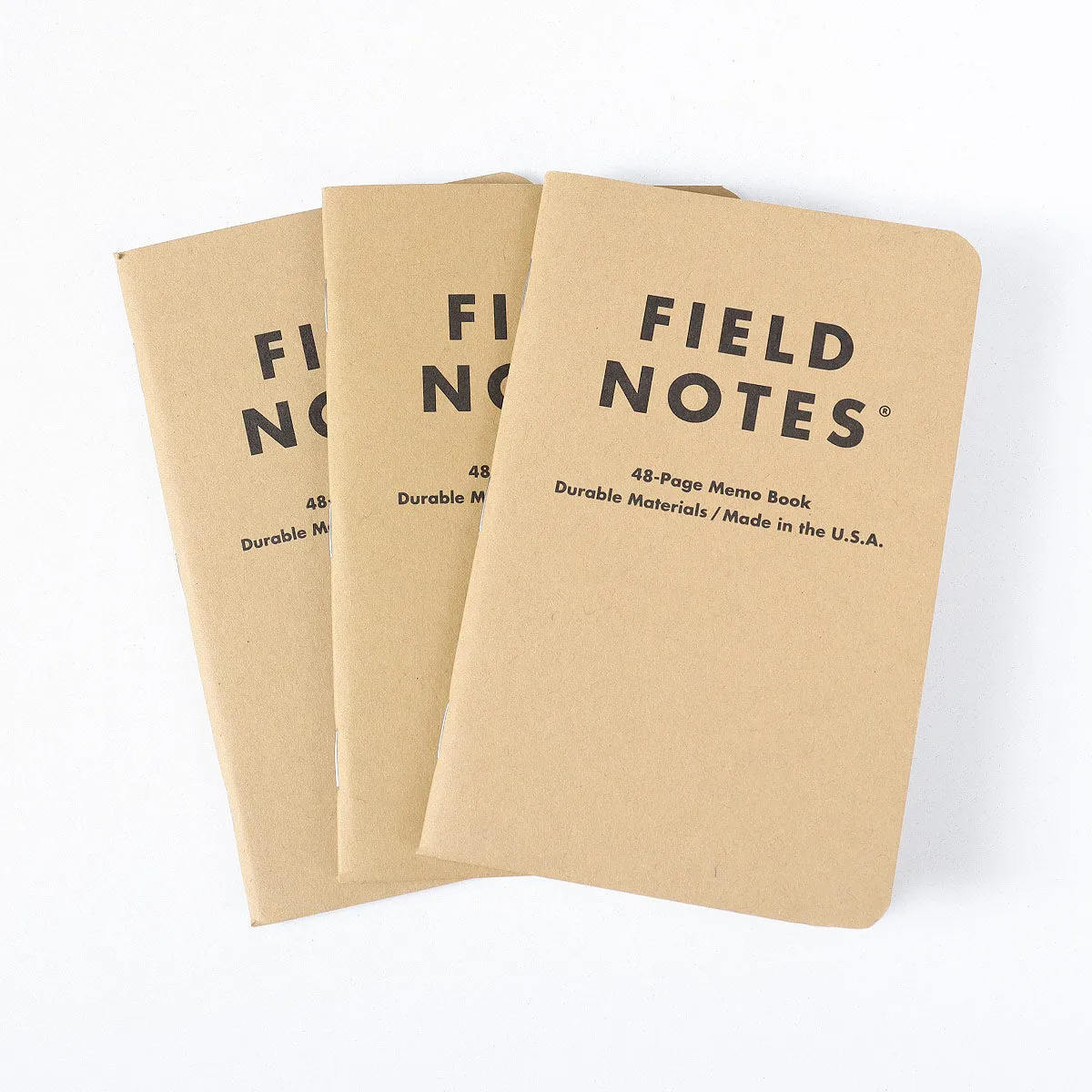 Editors Choice Field Notes Original Kraft Ruled 3-Pack Notebook  Almost Sold Out!