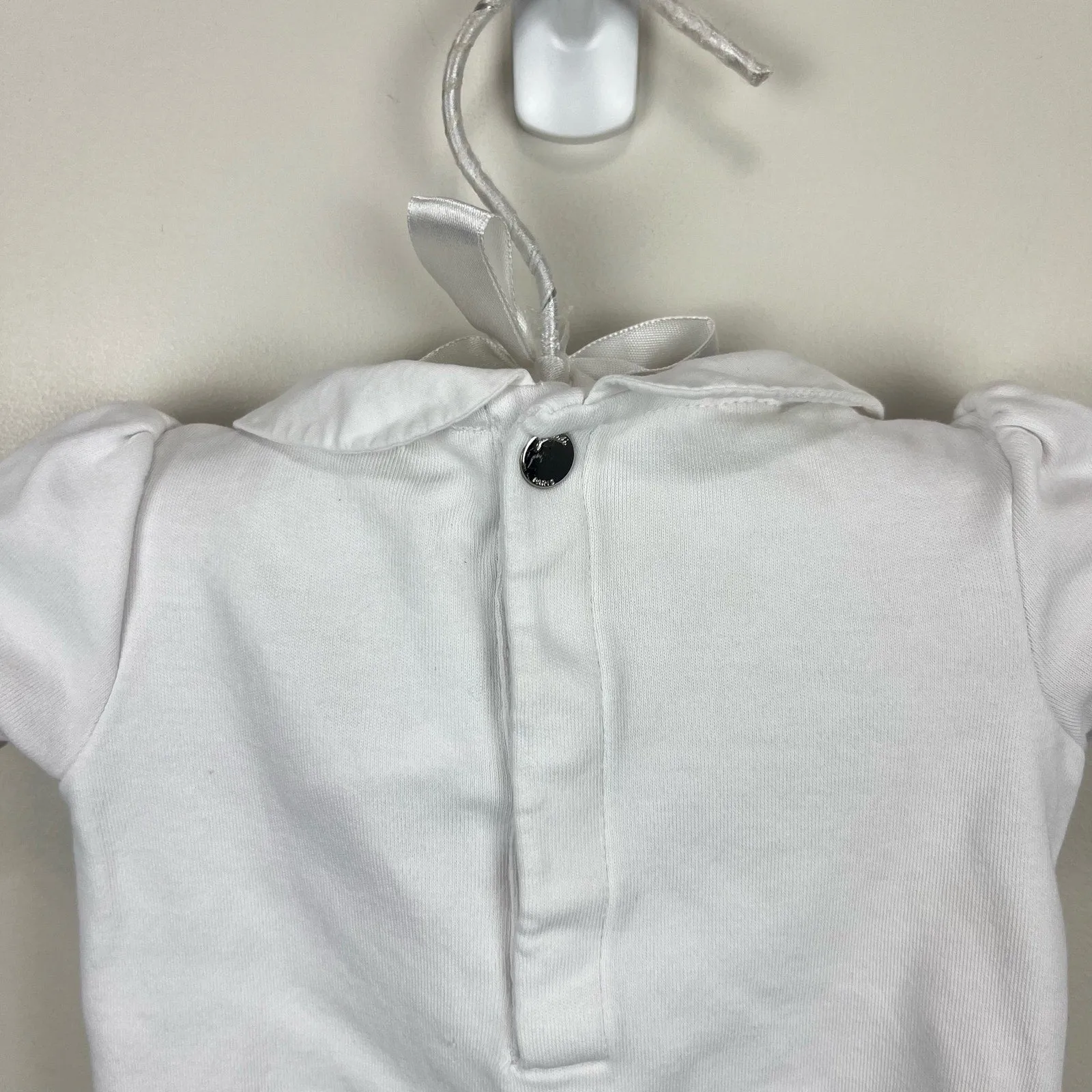 Editors Choice Jacadi Oh La La Paris! White Bodysuit 1 Month  Limited Availability!