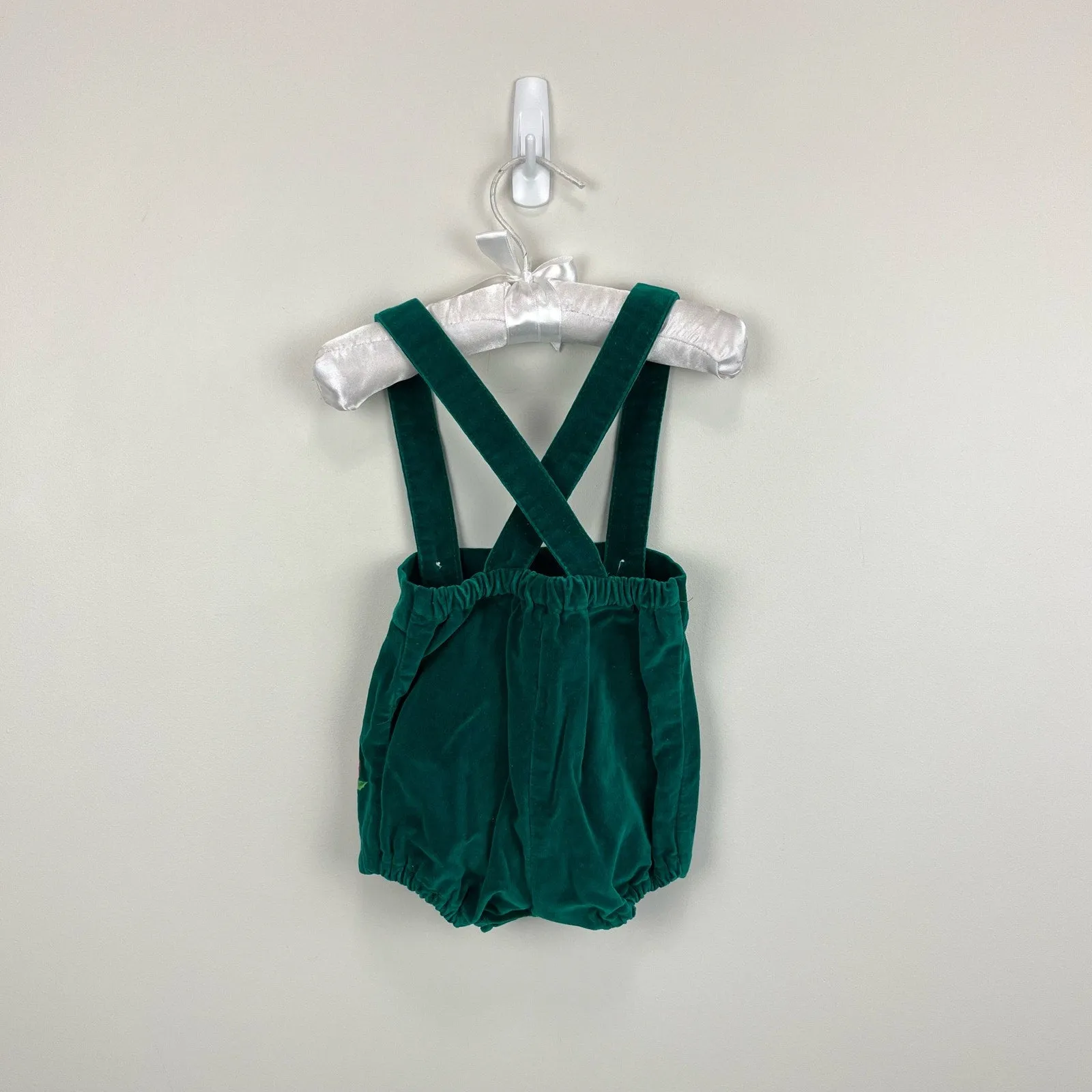 Editors Choice Vintage Green Candy Cane Suspender Shorts 6 Months  Going Fast!