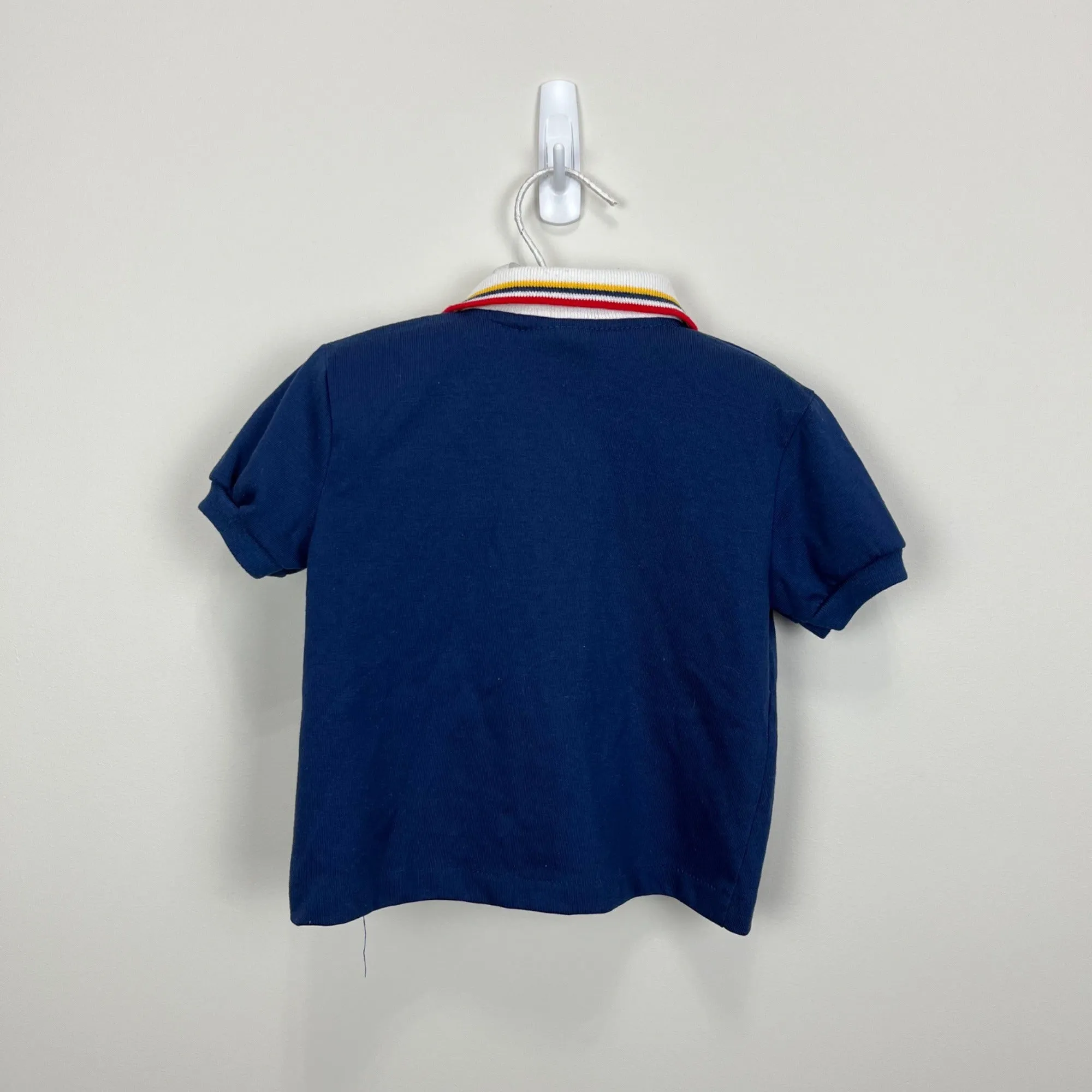 Editors Choice Vintage OshKosh B'gosh Navy Blue Polo Shirt 18 Months USA  Limited Release!