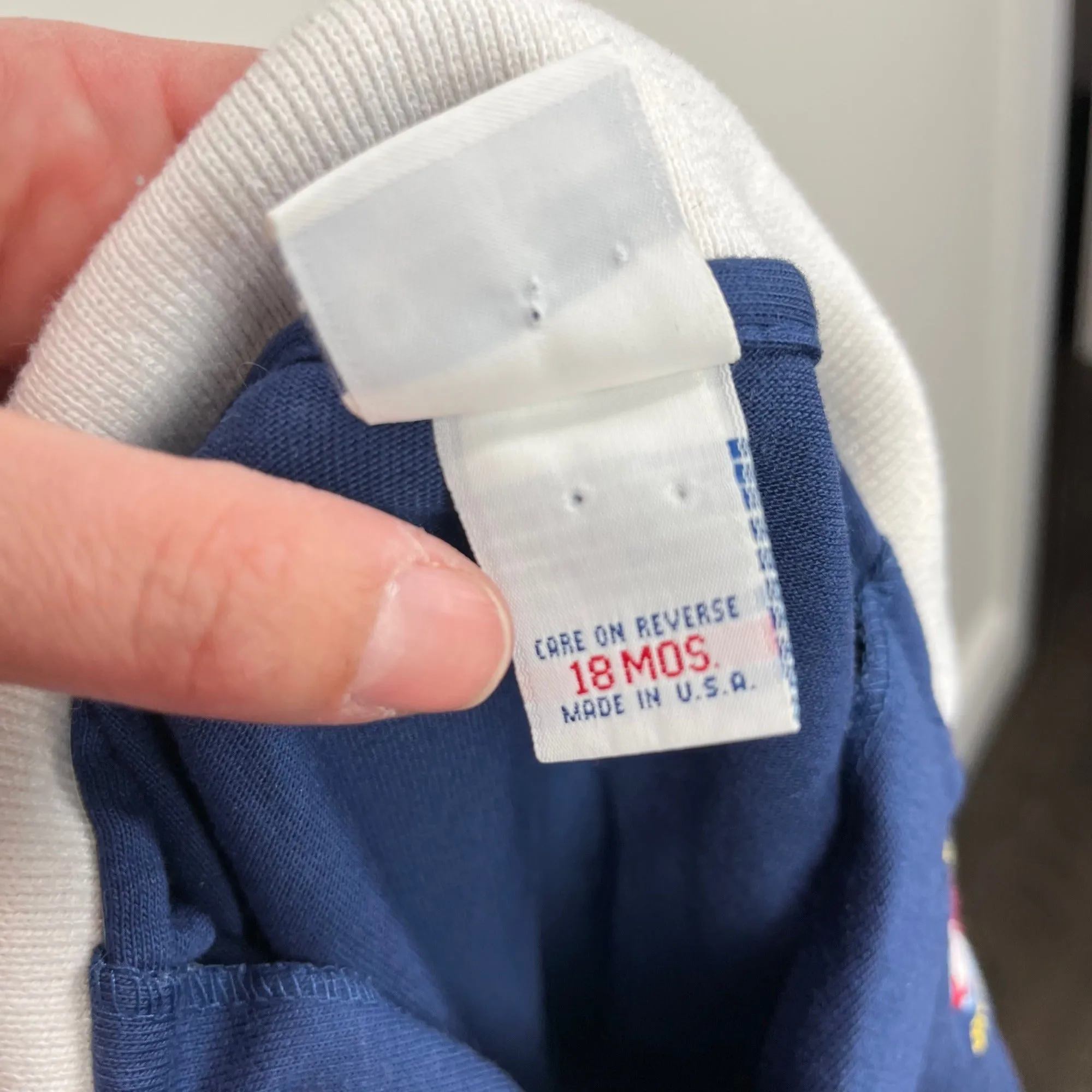 Editors Choice Vintage OshKosh B'gosh Navy Blue Polo Shirt 18 Months USA  Limited Release!