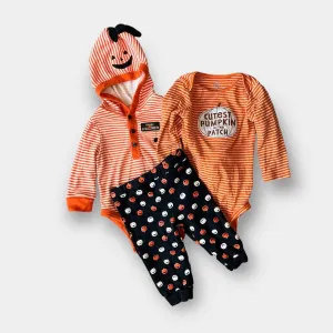 Editors Pick Little Me Halloween Pumpkin Set 9 Months  Stylish & Comfortable