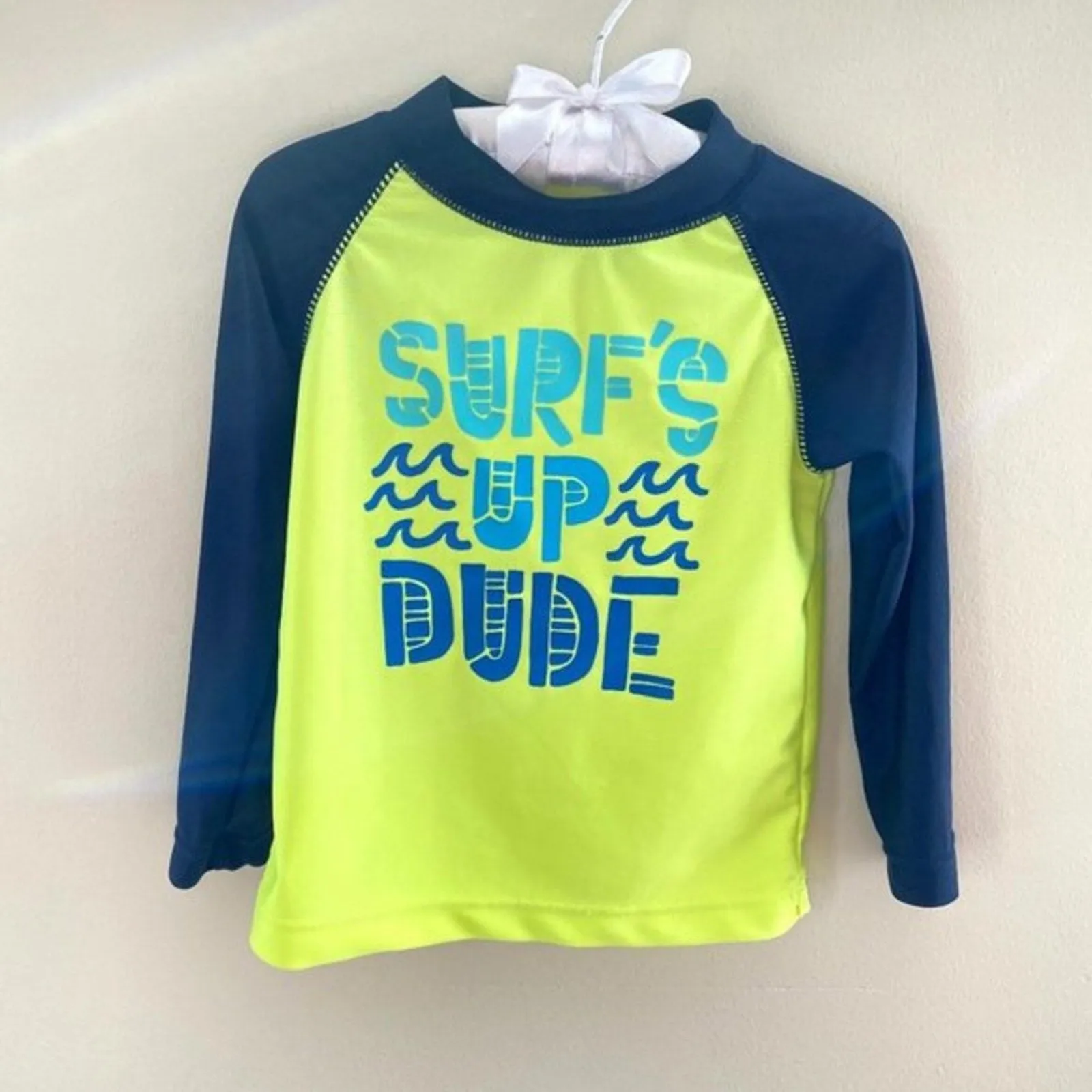 Editors Pick OshKosh B'Gosh Boys Neon Rash Guard 18 Months  Last Chance!