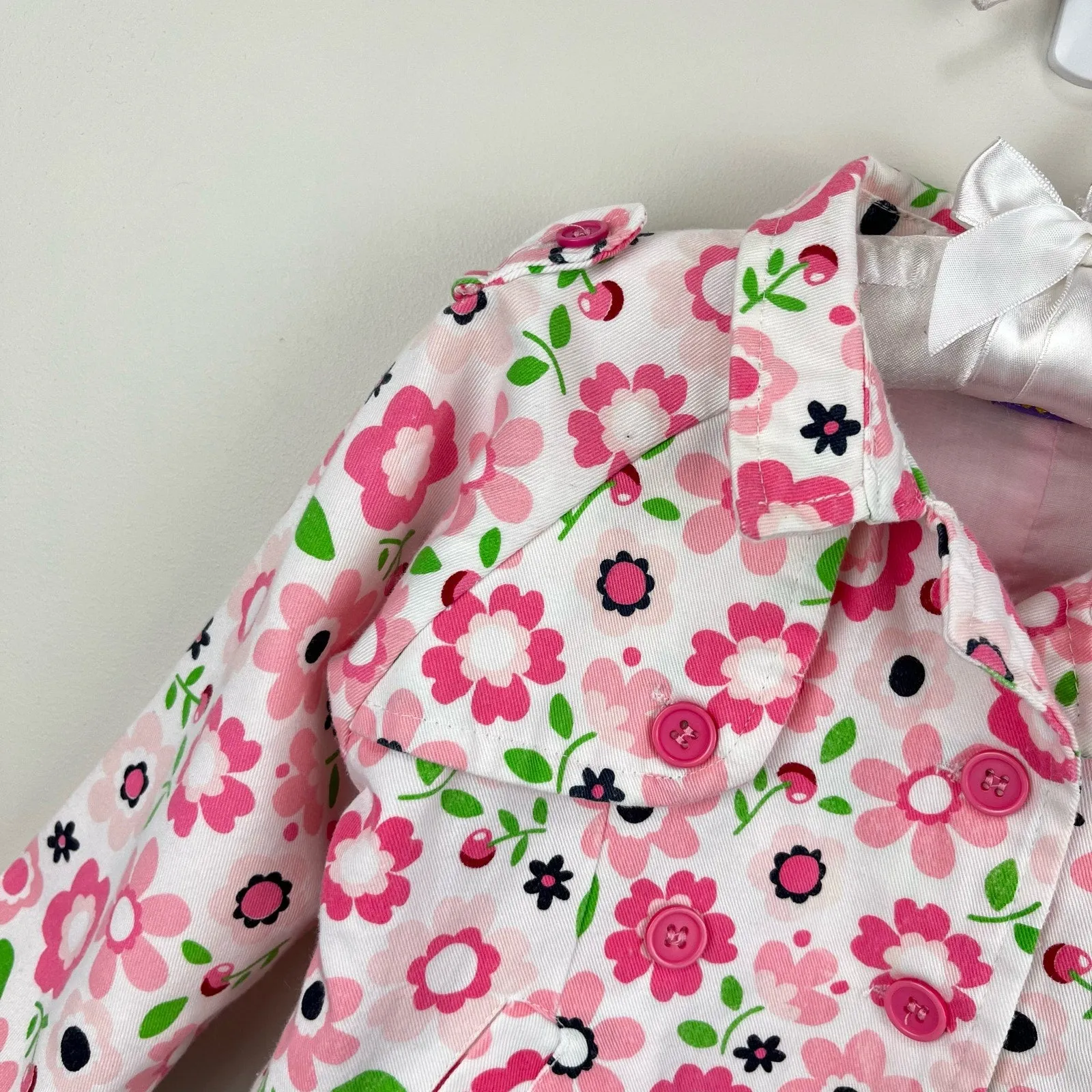 Editors Pick Vintage Disney Winnie the Pooh Floral Jacket 24 Months  Ends Soon!