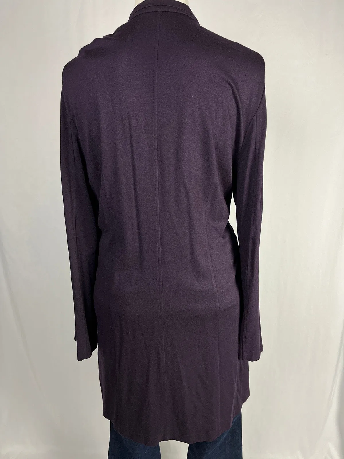Eileen Fisher Size L (16) Plum Jacket
