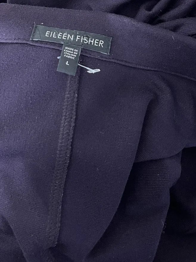 Eileen Fisher Size L (16) Plum Jacket