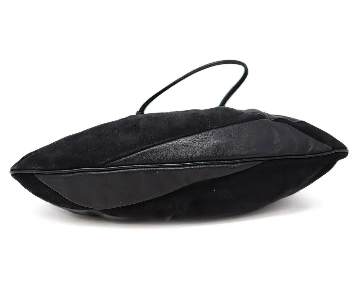 Fendi Black Suede & Lucite Trim Bag