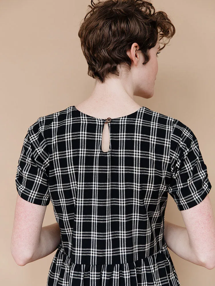 Final Few Kavita Dress - Black Plaid  Limited Release!