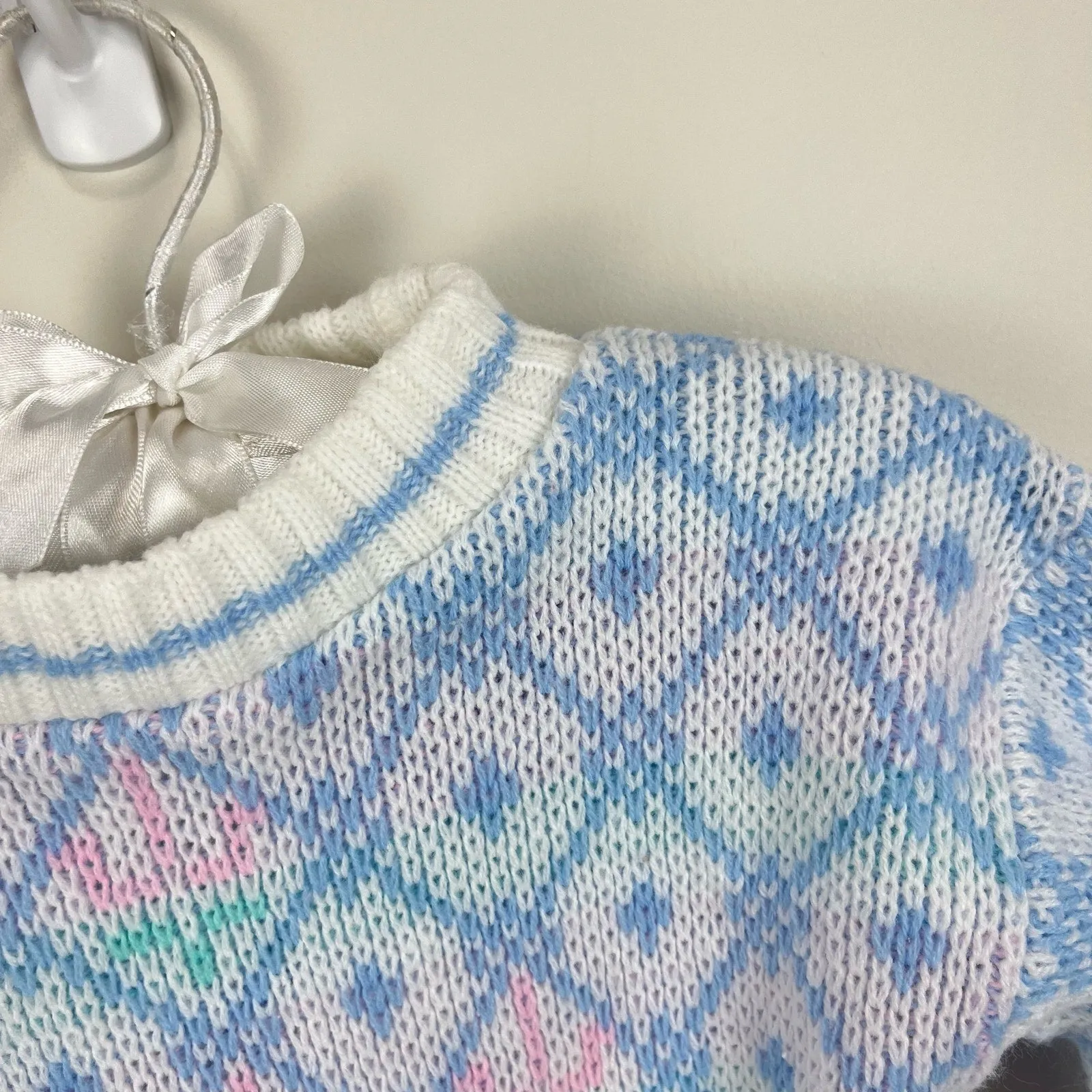 Final Few Vintage Kids Classics Pastel Argyle Sweater 3T  Dont Miss Out!