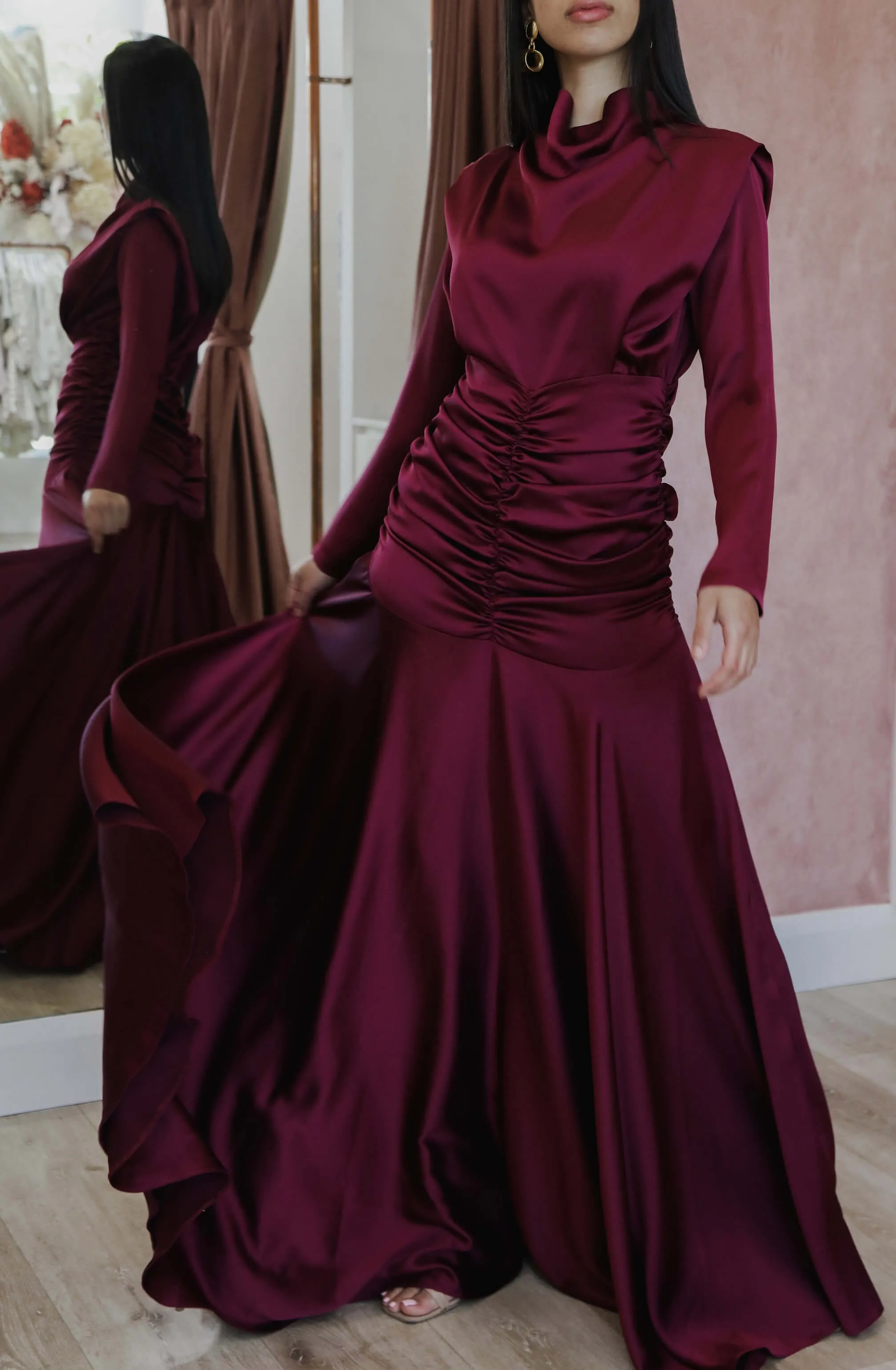 FINAL SALE: Wine Bliss Gown by HSH