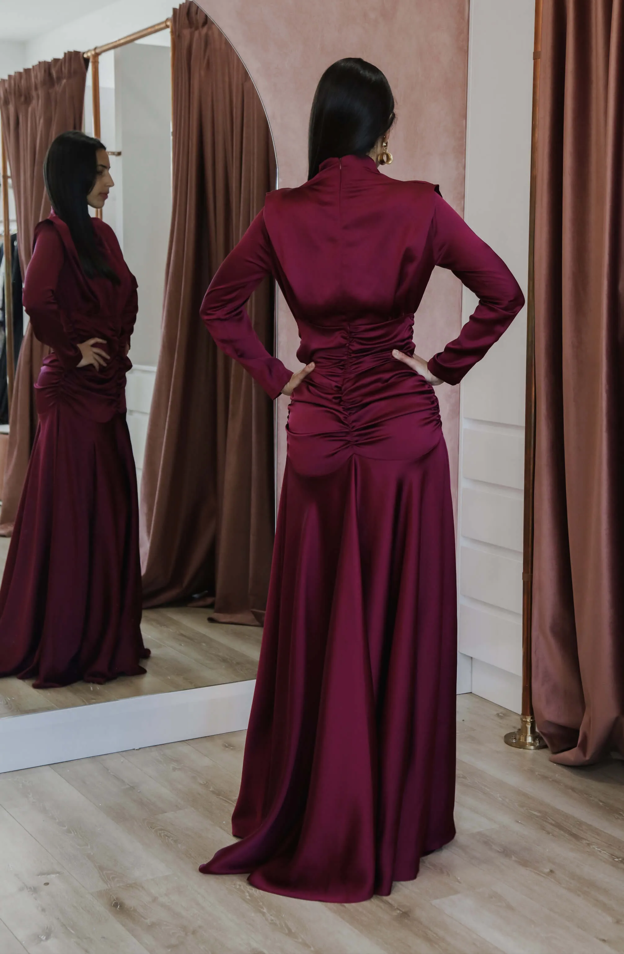 FINAL SALE: Wine Bliss Gown by HSH