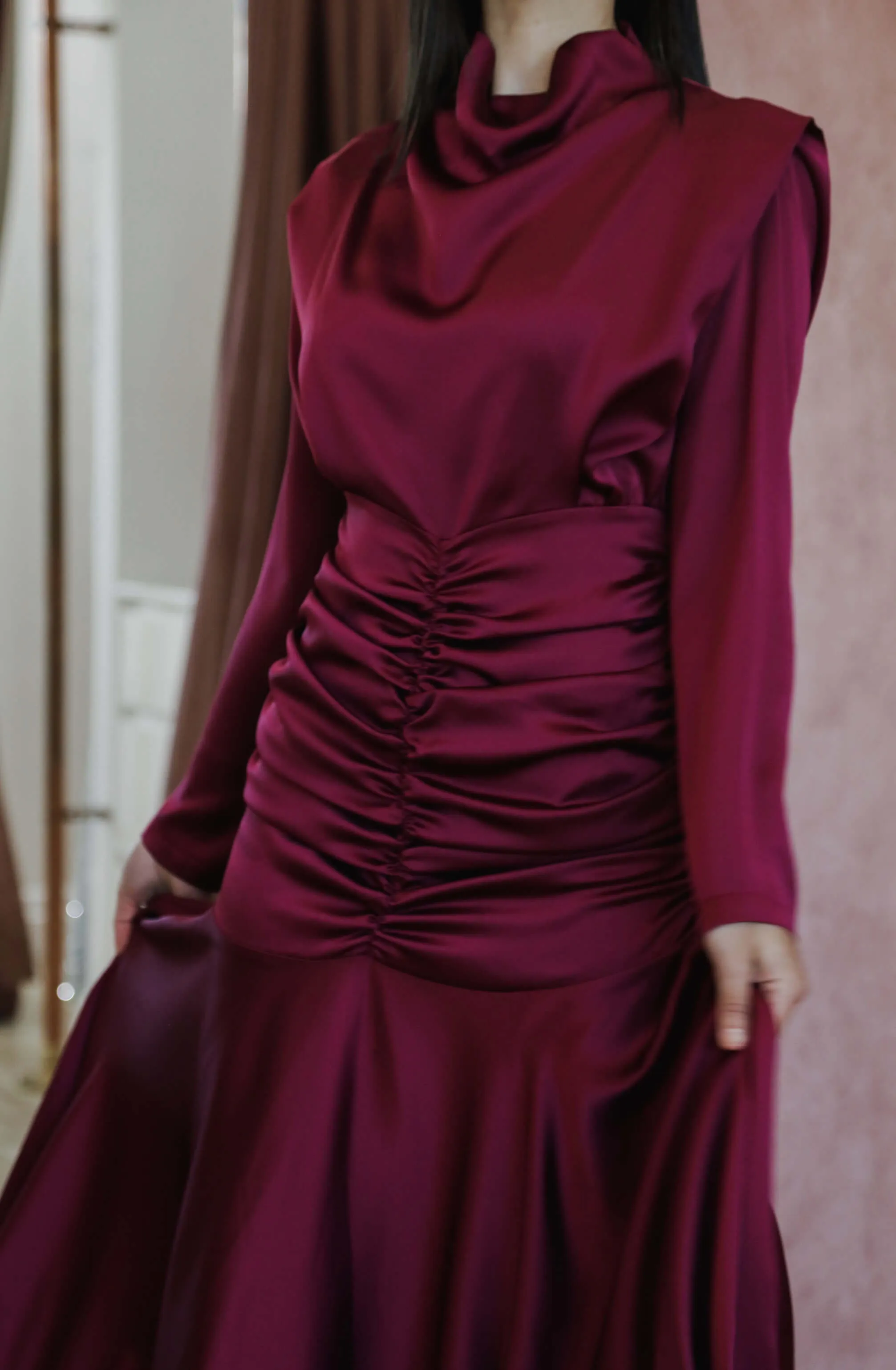 FINAL SALE: Wine Bliss Gown by HSH