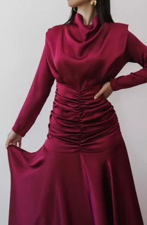 FINAL SALE: Wine Bliss Gown by HSH