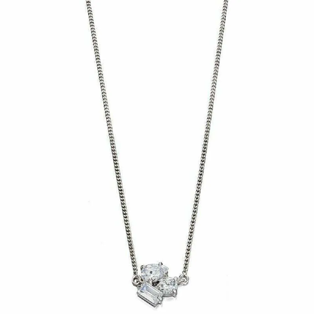 Fiorelli Silver CZ Necklace N4208C