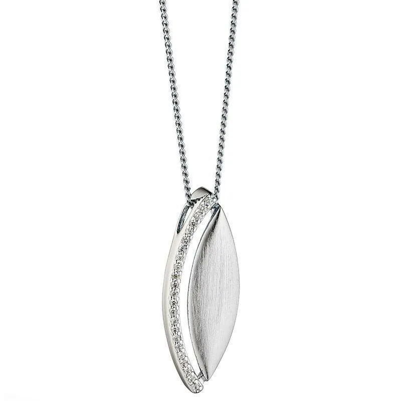 Fiorelli Silver CZ Pendant P4386C