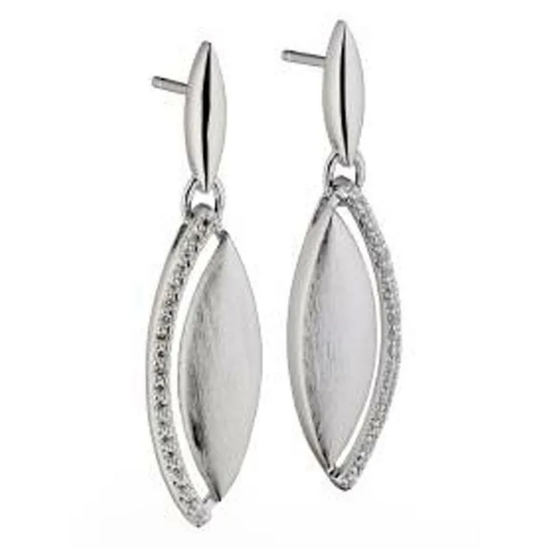 Fiorelli Silver Drop Earrings E5185C