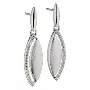 Fiorelli Silver Drop Earrings E5185C