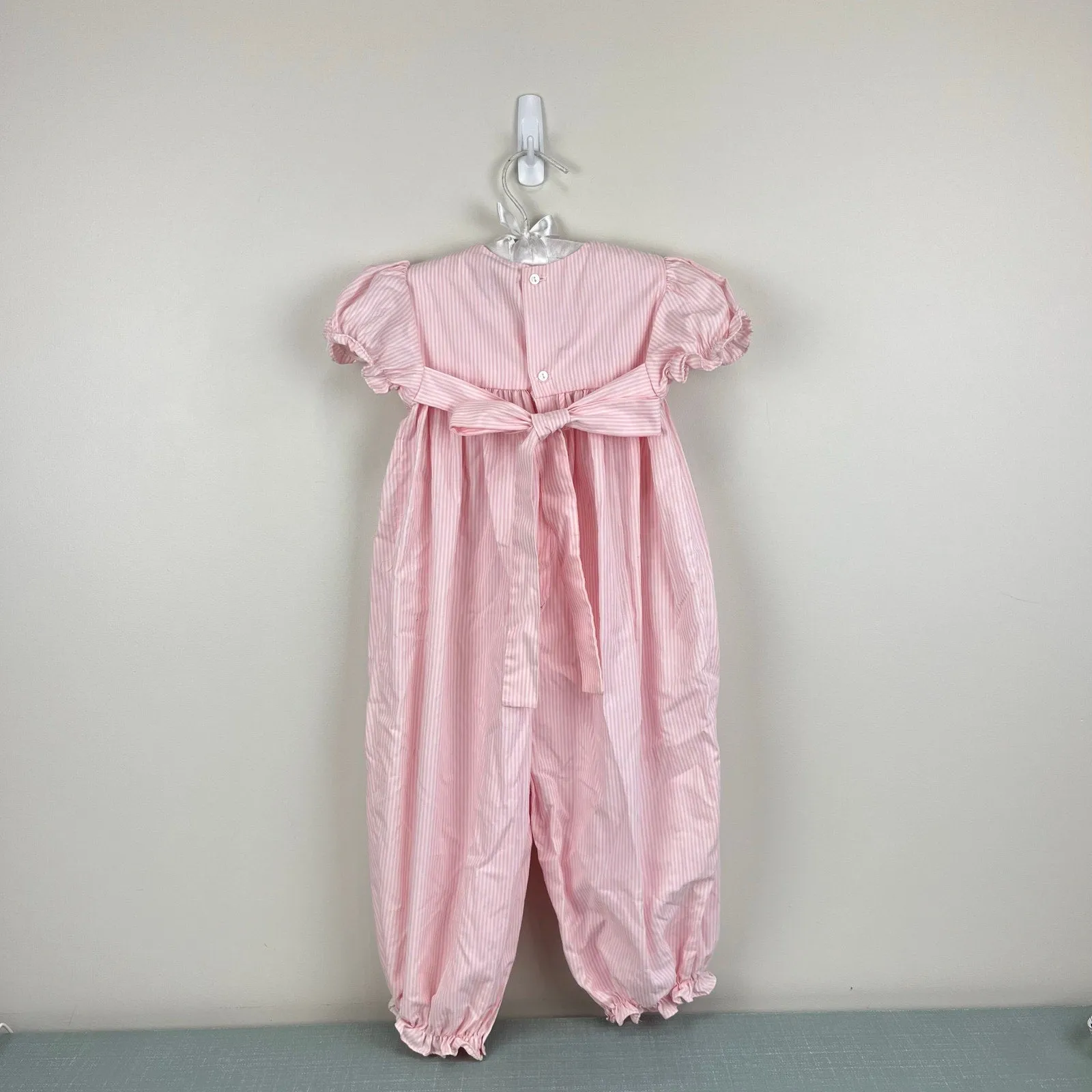 Flash Sale Carriage Boutiques Smocked Pink Sailboat Jumpsuit 24 Months  Last Few Pieces!