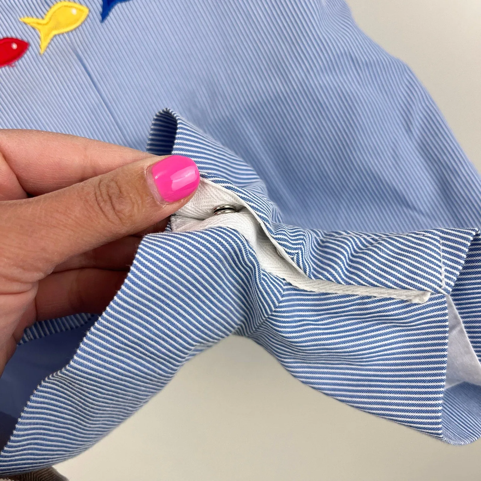 Flash Sale! Florence Eiseman Applique Gator and Fish Shortall 24 Months  Last Few Pieces!