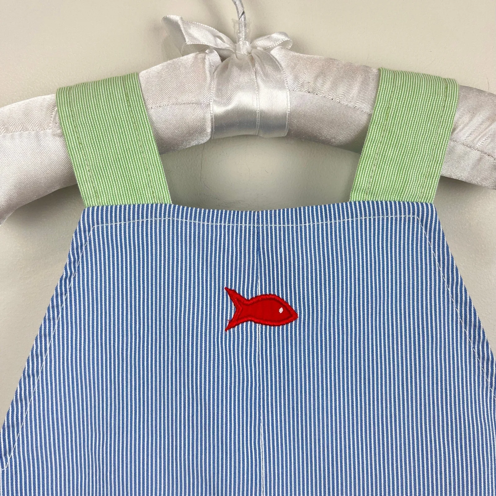 Flash Sale! Florence Eiseman Applique Gator and Fish Shortall 24 Months  Last Few Pieces!