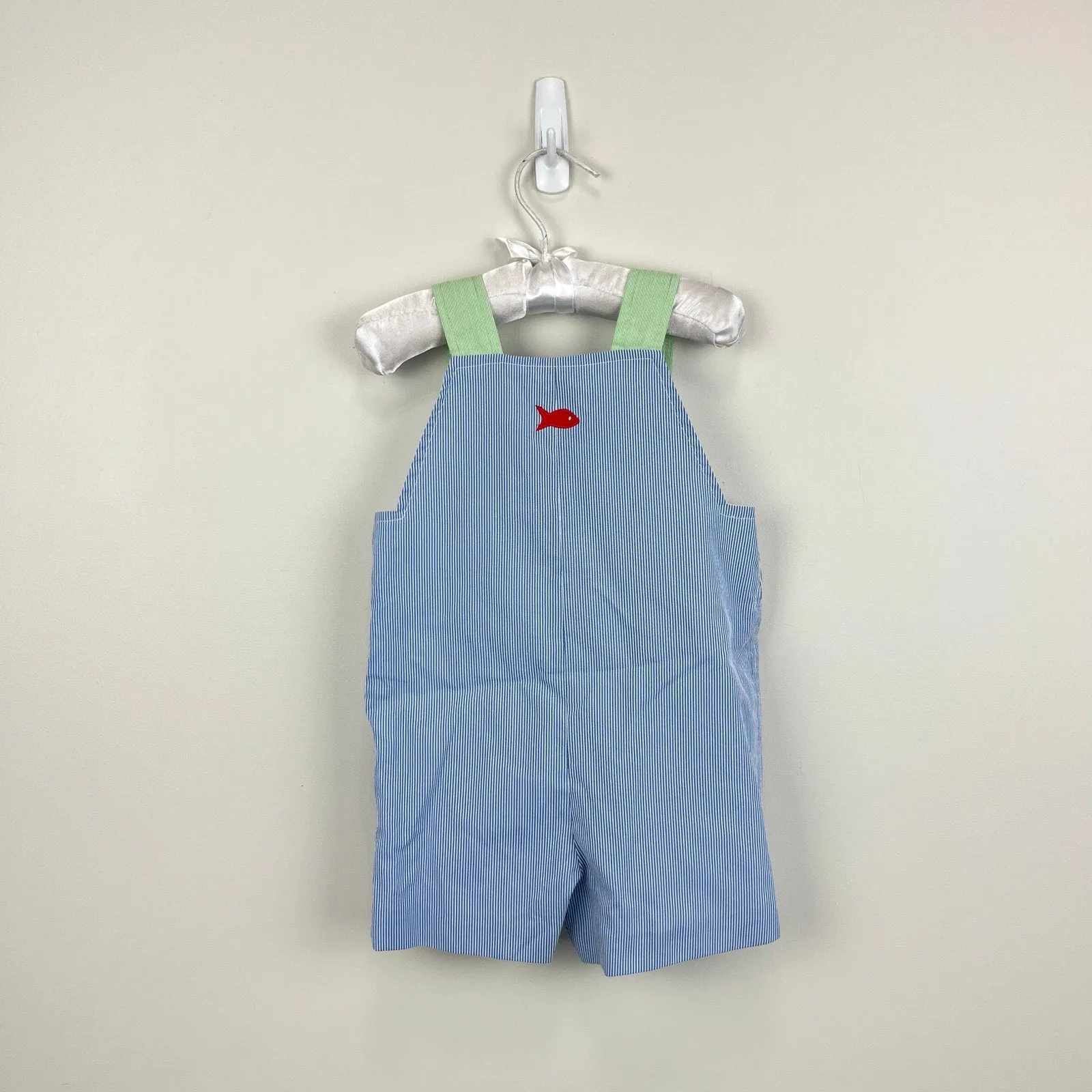 Flash Sale! Florence Eiseman Applique Gator and Fish Shortall 24 Months  Last Few Pieces!