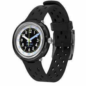 Flik Flak Fizz in Black Bubbly Hours Kids Watch FCNP001